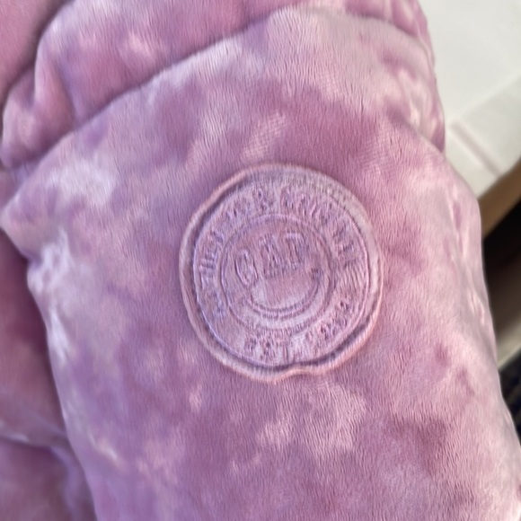 Light Purple Velvet Puffy Coat - Picture 4 of 5